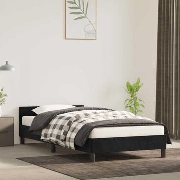 vidaXL Bedframe met hoofdeinde zonder matras 90x200 cm, Verzenden
