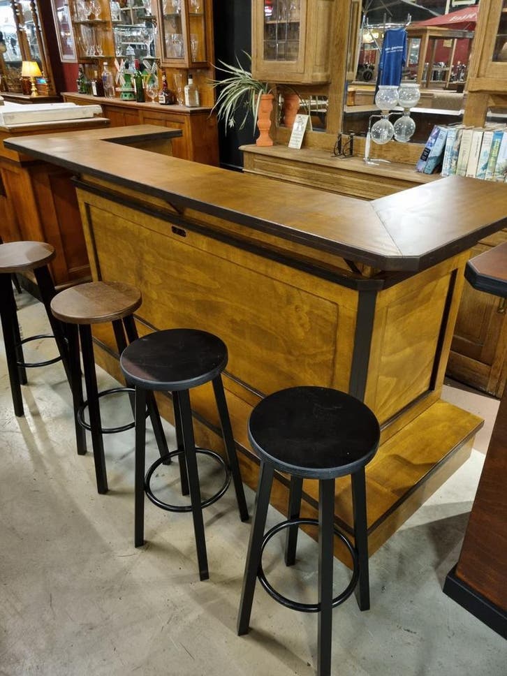 toog bar op maat gemaakt vanaf E 245,- per meter . barbouw., Huis en Inrichting, Barren, Gebruikt, Ophalen of Verzenden