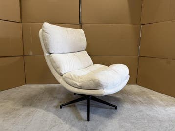 Veiling - Fauteuil Loma - Draaibaar - Weefstof - Linen, Maison & Meubles