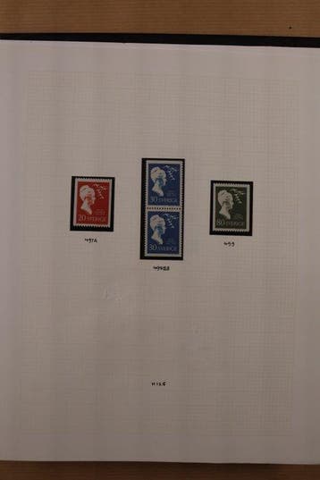 Suède 1959/1971 - Collection en 4 classeurs à anneaux