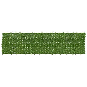 vidaXL Balkonscherm met bladeren Groen en Geel 400 x 100 cm, Verzenden, Nieuw