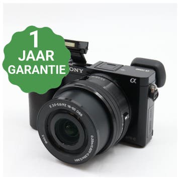10% korting | Sony A6000 + E 16-50mm f/3.5-5.6 PZ OSS |, Audio, Tv en Foto, Verzenden, Zo goed als nieuw