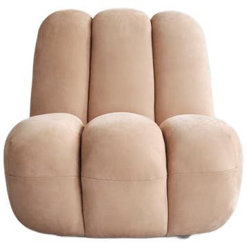 101 Copenhagen 101 Kopenhagen Toe Fauteuil - Nubuck, Gebruikt, Verzenden, Minder dan 75 cm, Leer
