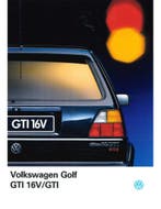 1989 VOLKSWAGEN GOLF GTI 16V BROCHURE NEDERLANDS