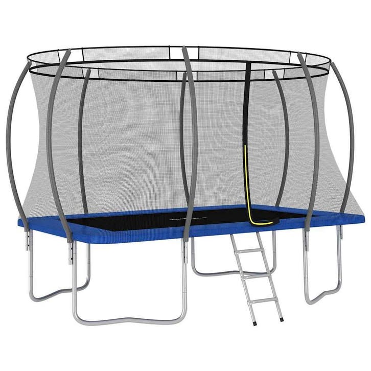 vidaXL Trampolineset rechthoekig 150 kg 335x244x90 cm, Kinderen en Baby's, Speelgoed | Buiten | Trampolines, Nieuw, Verzenden