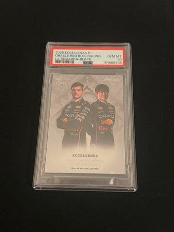 2025 Topps Eccellenza F1 Max Verstappen, yuki tsunoda, Nieuw