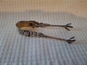 Pince à sucre - Argent 835 - 1950-1960 - Pinces à sucre