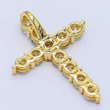 Sans prix de réserve - Pendentif en forme de croix - 14
