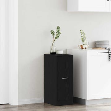 vidaXL Apothekerskast Zwart eiken 30 x 41 x 77.5 cm Bewerkt, Verzenden