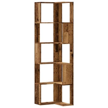 Boekenkast houtkleur | 5-laags | Tweede kansje, OP=OP, Met plank(en), Gebruikt, Verzenden, 50 tot 100 cm