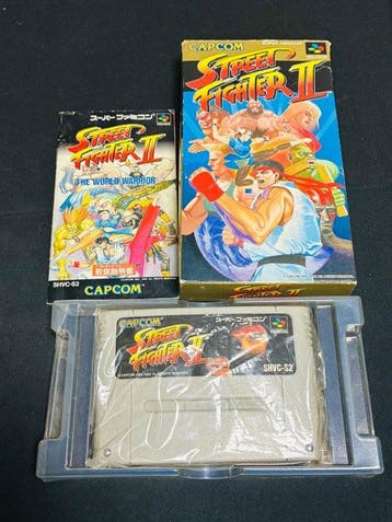 Capcom - Super Famicom - Street Fighter II & Super Street, Games en Spelcomputers, Nieuw