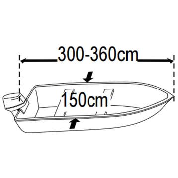 Dekzeil Boot Universeel 300-360cm, Ophalen of Verzenden