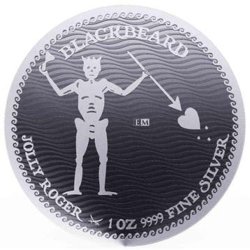 Niue. 2 Dollars 10 x 2023 1 oz $2 NZD Niue Blackbeard Jolly