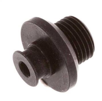 M5-G 1/8 Femelle/mâle Buse à ventouse en aluminium DN 3.1, Verzenden