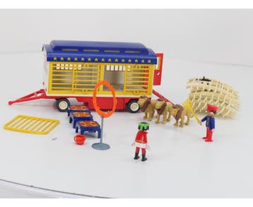 Playmobil 3727 Circus Romani met leeuwen en circuswagen c..., Hobby en Vrije tijd, Modelbouw | Overige, Ophalen of Verzenden, Gebruikt