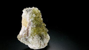 Fluorite, Baryte - Aouli, Midelt, Moyen Atlas, Maroc -