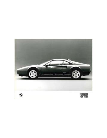 1988 FERRARI 328 GTB PERSFOTO