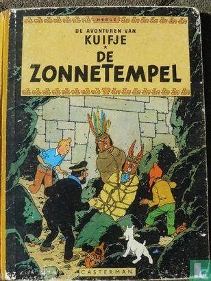 Kuifje - De zonnetempel  - 1957, Boeken, Stripverhalen, Gelezen, Eén stripboek, Verzenden