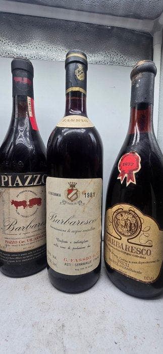 1977 Prioli, 1980, 1986 Ria. Claudio de Maria, 1986 Piazzo,