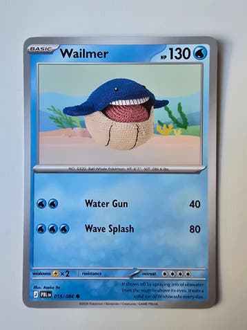 WAILMER (PITCH BLACK 015/084) (TRADING CARD), Gebruikt