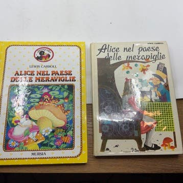 Lewis Carroll - Collection of 8 Italian ill. editions of