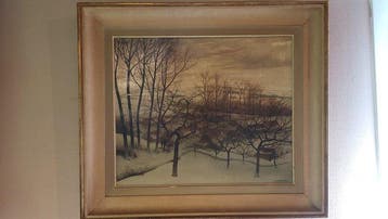 Belgium School (XX) - Hiver en Flandre