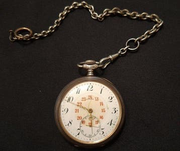 Zenith - Solid Silver Pocket Watch – 17 Jewels Prima – Grand
