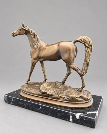JP Depose - Nick - sculptuur, The Arab Horse - 22 cm -