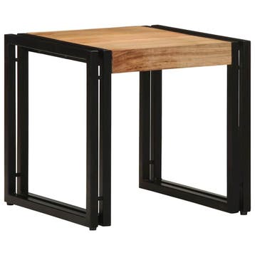 vidaXL Salontafel Bruin 40 x 40 x 38 cm Massief Acacia Hout, Huis en Inrichting, Tafels | Salontafels, Verzenden, Nieuw