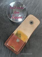 Zippo - Handmade Genuine Leather case for Zippo lighter -