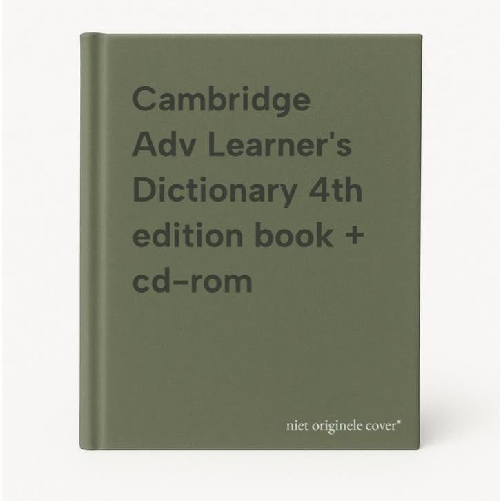 Cambridge Adv Learners Dictionary 4th edition book + cd-rom, Livres, Langue | Anglais, Envoi
