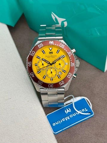 TechnoMarine - Mara Vivo Date Chronograph - Sans prix de, Bijoux, Sacs & Beauté