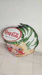 Emaille plaat - Coca-Cola Boy 22 × 30 inch