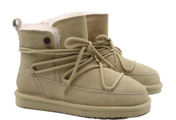2dekans | Alpacas Winterboots W66C0112B – Dames – Sand –, Ophalen of Verzenden, Nieuw