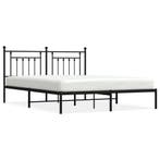 Metaal bedframe 180x200 | Tweede kansje | OP = OP, Huis en Inrichting, Verzenden, Zwart, Tweepersoons, Zo goed als nieuw