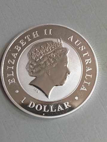 Australie. Elizabeth II. 1 Dollar 2016- kangourou - 1 oz