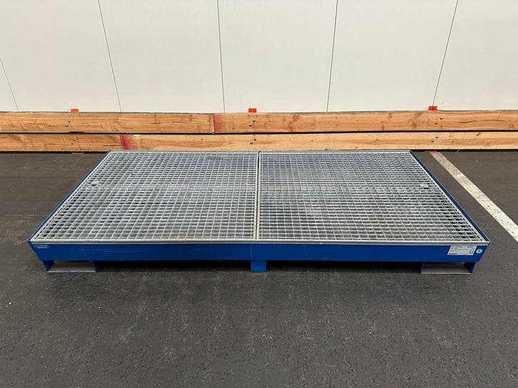 Opvangbak - 2450x1220x250mm - 330L - Blauw, Zakelijke goederen, Kantoor en Winkelinrichting | Magazijn, Stelling en Opslag, Ophalen of Verzenden