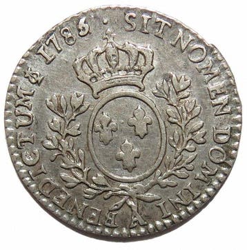 Frankrijk. Louis XVI (1774-1792). 1/10 Écu 1785-A, Paris