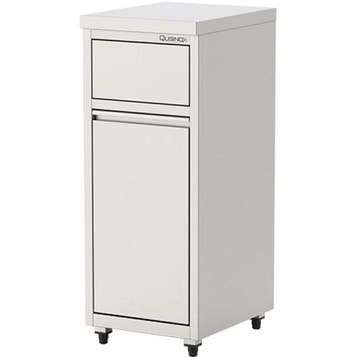 Afvalbak | RVS | 34L | Tuimeldeksel | 400x500x1000(h)mm, Verzenden, Nieuw in verpakking