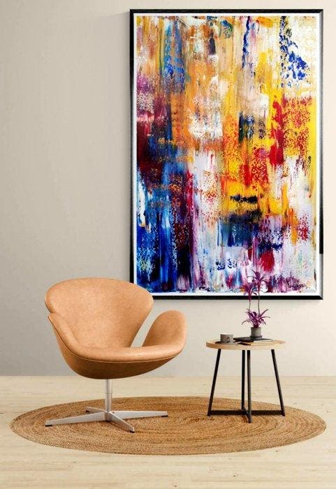 Luc Mora - Dissolved colours - XXL, Antiquités & Art, Art | Objets design