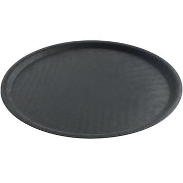 Dienblad | Glasvezel | Zwart | Antislip | Stapelbaar |, Verzenden, Nieuw in verpakking