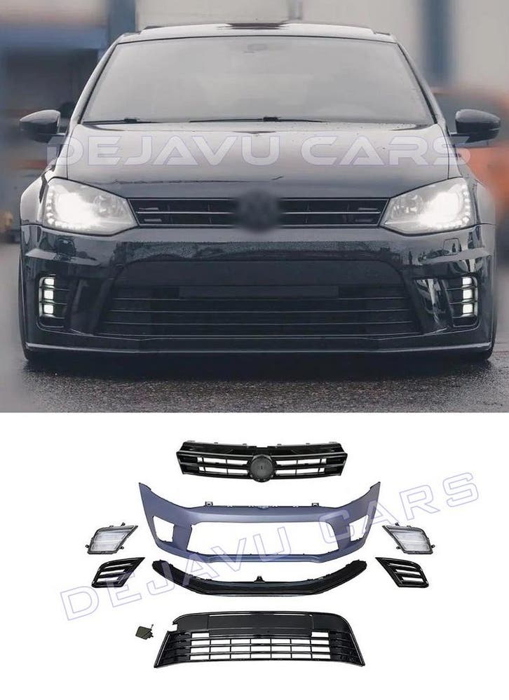 Sport Voorbumper voor Volkswagen Polo 5 (6R/6C) / WRC / GTI, Auto diversen, Tuning en Styling, Ophalen of Verzenden