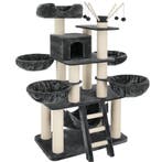 tectake Krabpaal Gismo 195cm - grijs/wit, Verzenden, Nieuw