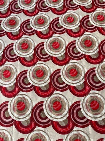 Retro-futuristische - optische Space Age in rood en