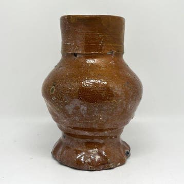 Médiéval Grès cruche de Raeren (Belgique) - cruche en grès