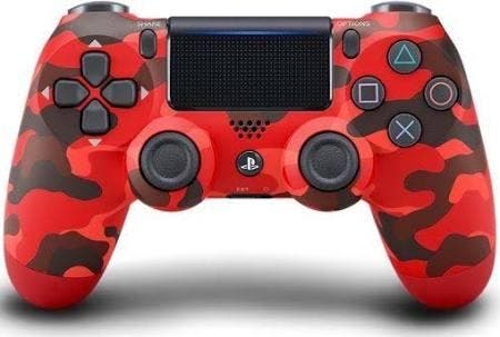 Playstation 4 / PS4 Controller DualShock 4 Camouflage Rood, Games en Spelcomputers, Spelcomputers | Sony PlayStation 4, Zo goed als nieuw