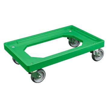 Transportroller, krattenkar, dolly, rollenplateau, kunststof, Verzenden