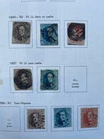 België 1849/1960 - Onvolledige Belgische collectie op, Gestempeld