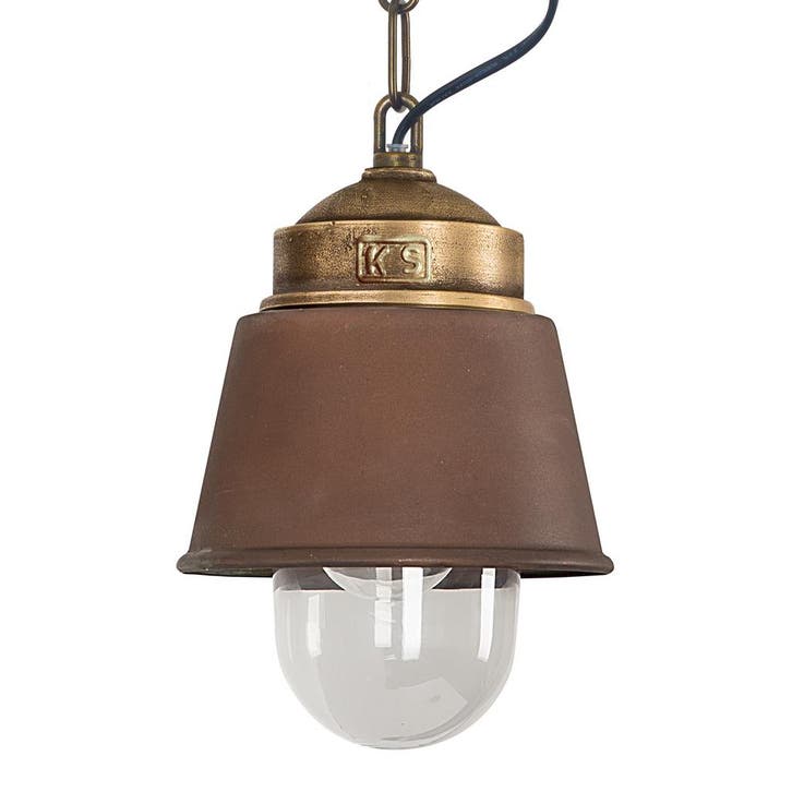 hanglampen Kostas brass brons/koper Binnenverlichting, Huis en Inrichting, Lampen | Hanglampen, Nieuw, Metaal, Overige materialen