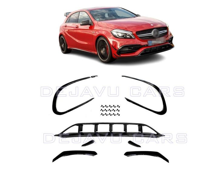 A45 AMG Look Aero Spoiler set voor Mercedes Benz A Klasse W1, Auto diversen, Tuning en Styling, Ophalen of Verzenden